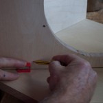 Marking side dowels