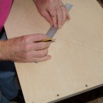 Final dowel mark-up