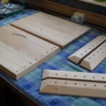 Hardwood parts planed