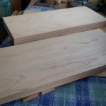 Veneered side panels