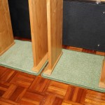 Custom mats from carpet offcuts